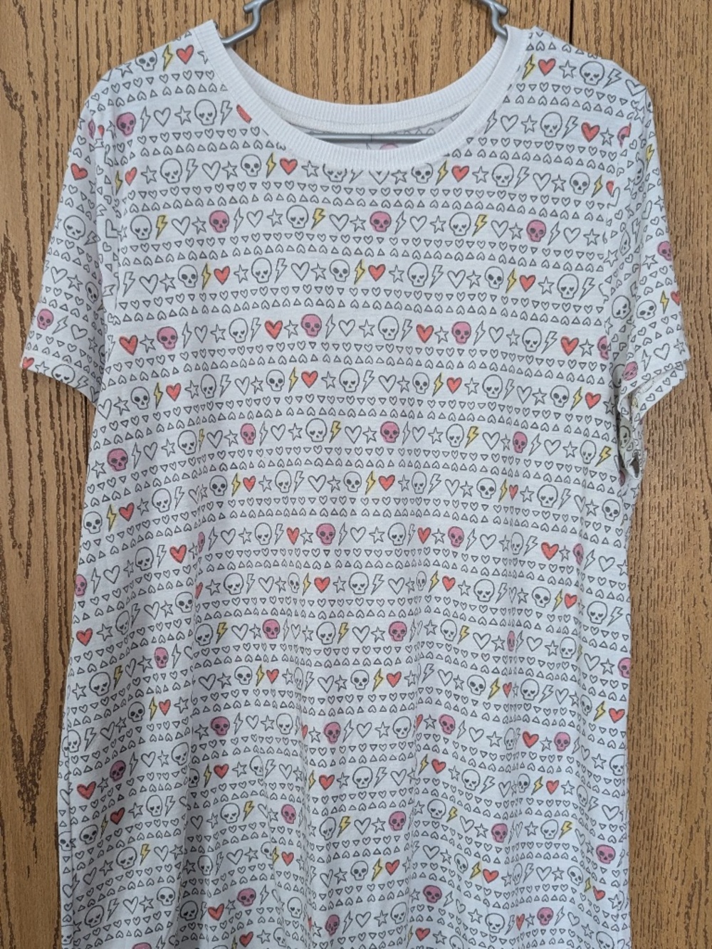 Torrid Skeleton and Heart Tee